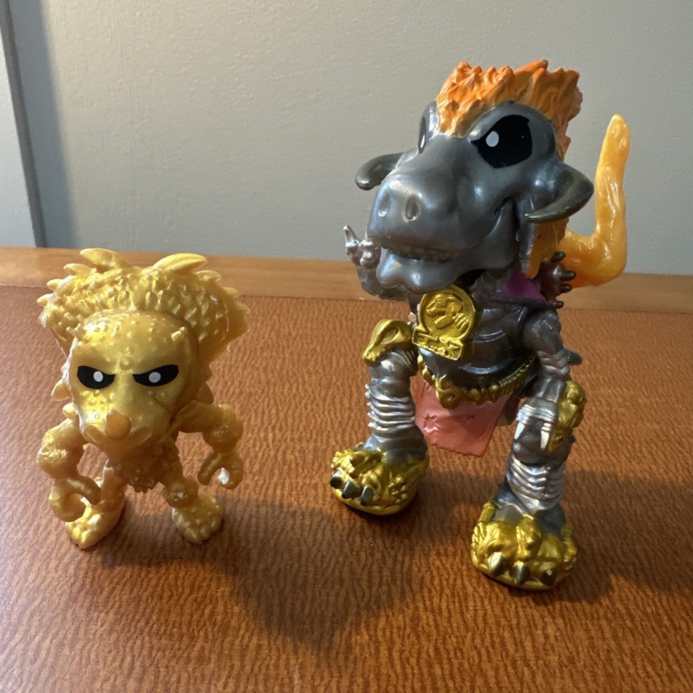 TREASURE X Dino Figures Goldrac &  Chief Goldo Dragon‎ Hunter Moose Toys